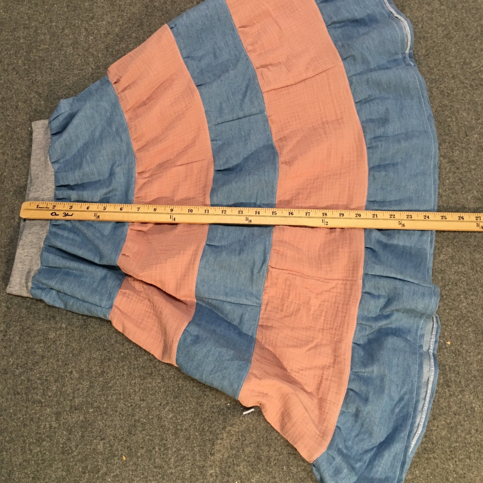 Maxi Cotton Patchwork Skirt (8)