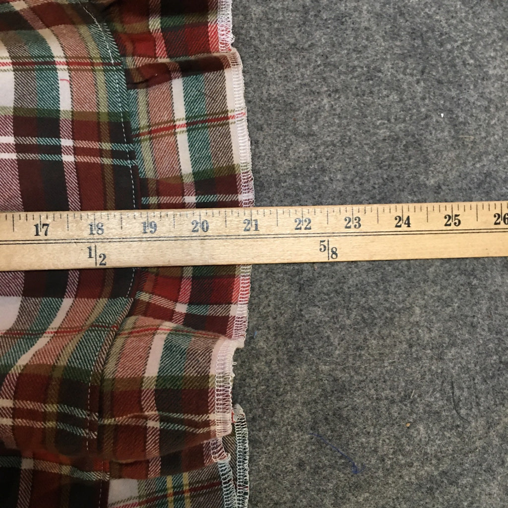 Maxi Flannel Plaid Skirt (5)