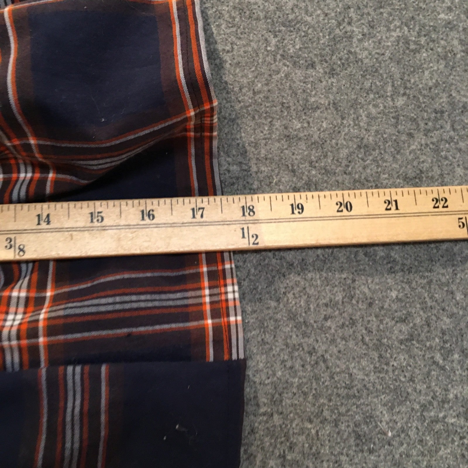 Midi Cotton Plaid Skirt (2-3)