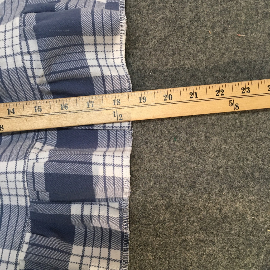 Midi Flannel Plaid Skirt (2-3)