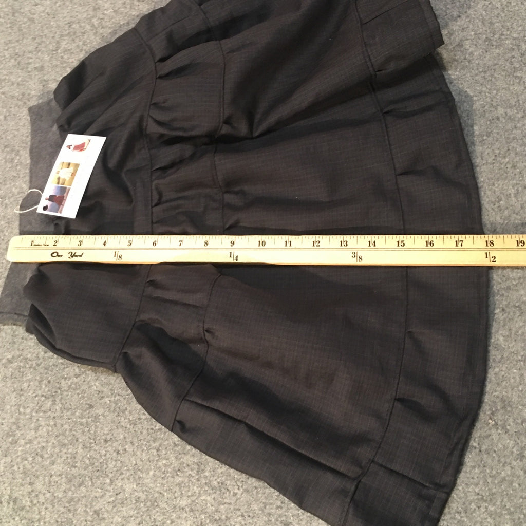 Midi Wool Gray Skirt (3)