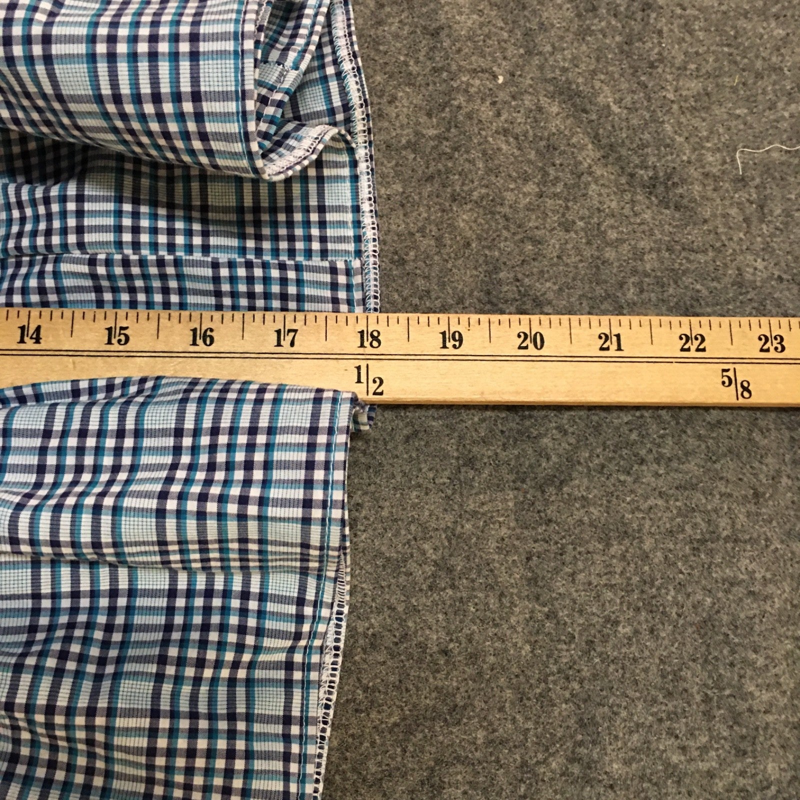 Midi Cotton Plaid Skirt (4)