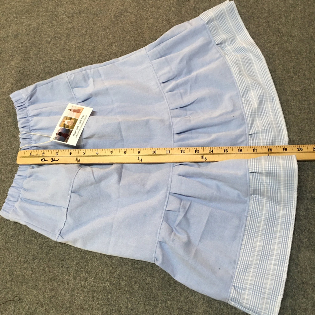 Midi Chambray Blue Skirt (5-6)