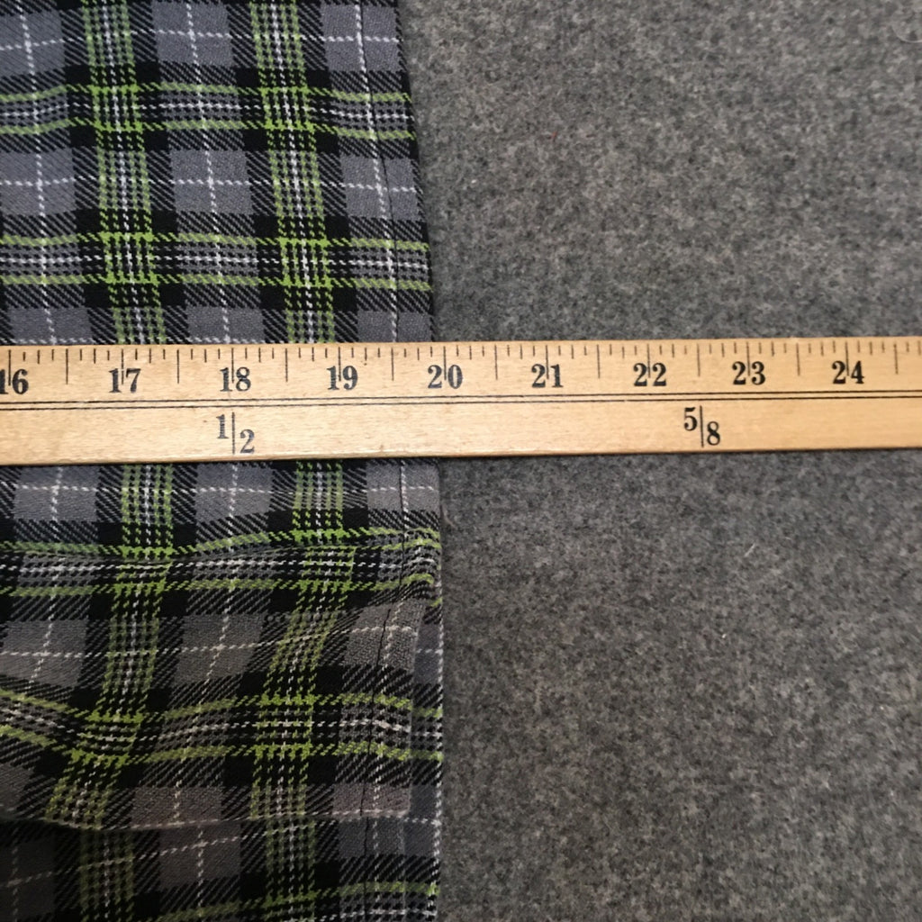 Maxi Flannel Plaid Skirt (5)