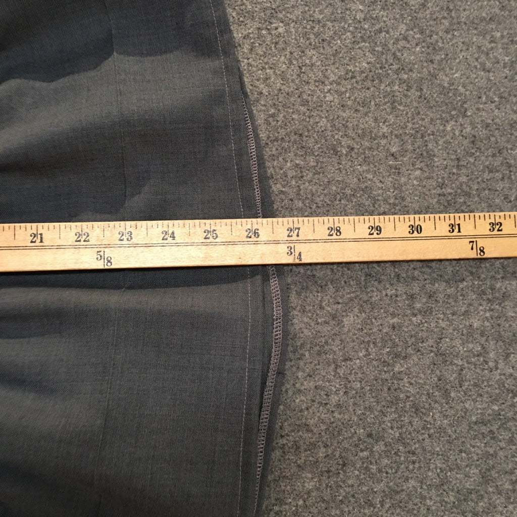 Midi Wool Gray Skirt (10-12)