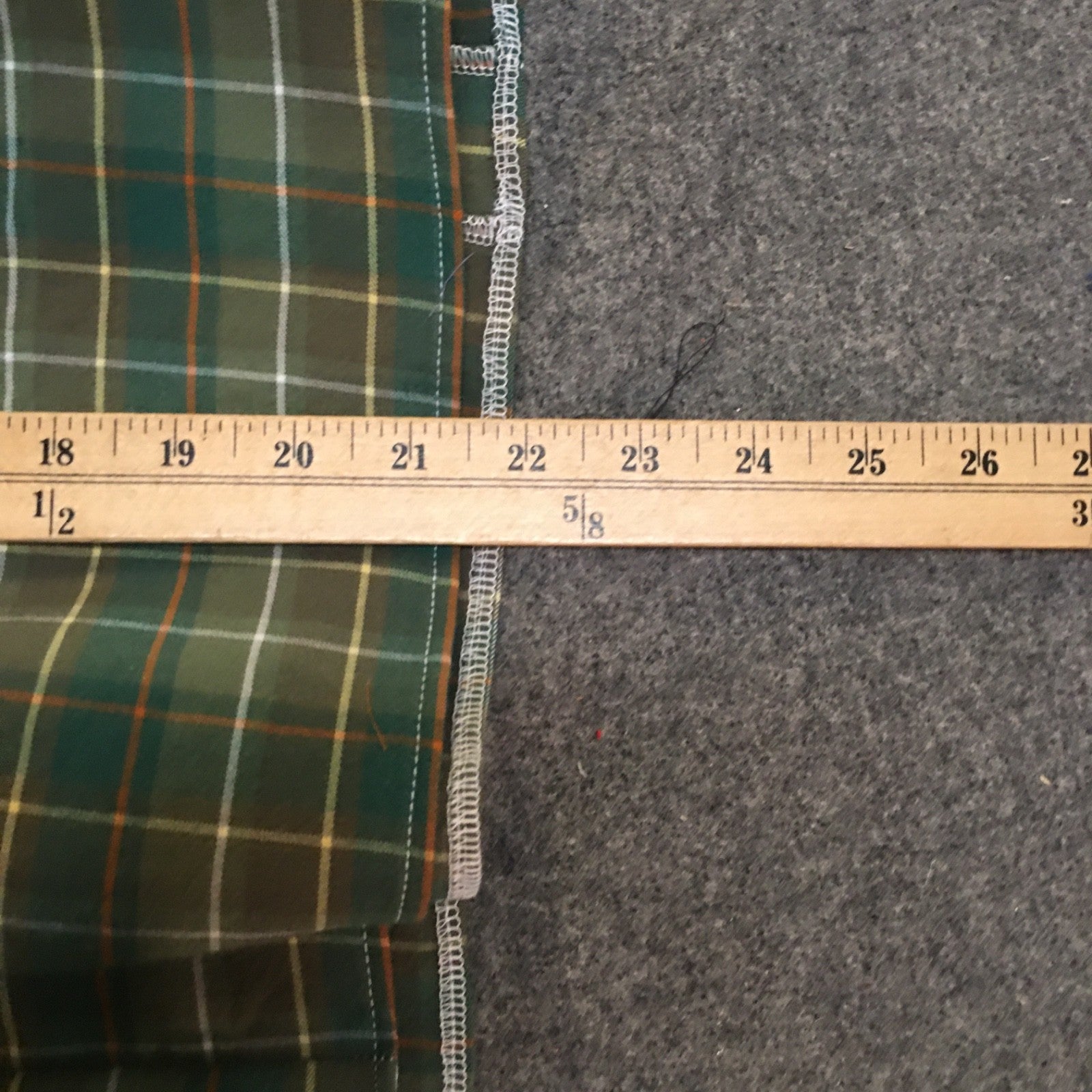 Midi Flannel Plaid Skirt (6)