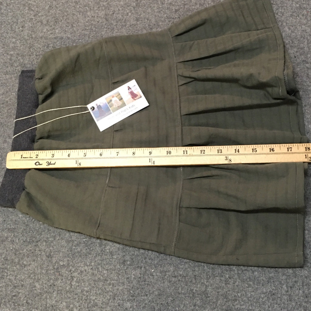 Maxi Cotton Green Skirt (2-3)