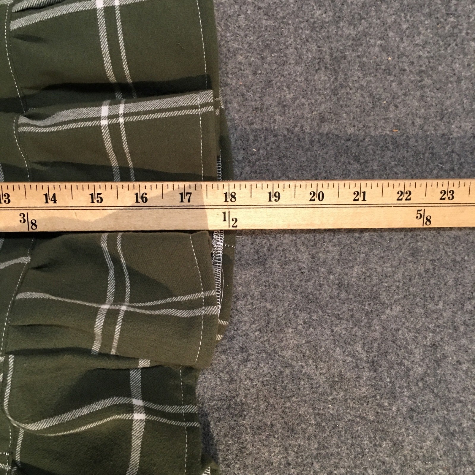 Midi Flannel Plaid Skirt (2-3)