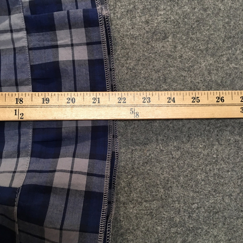 Midi Cotton Plaid Skirt (6)
