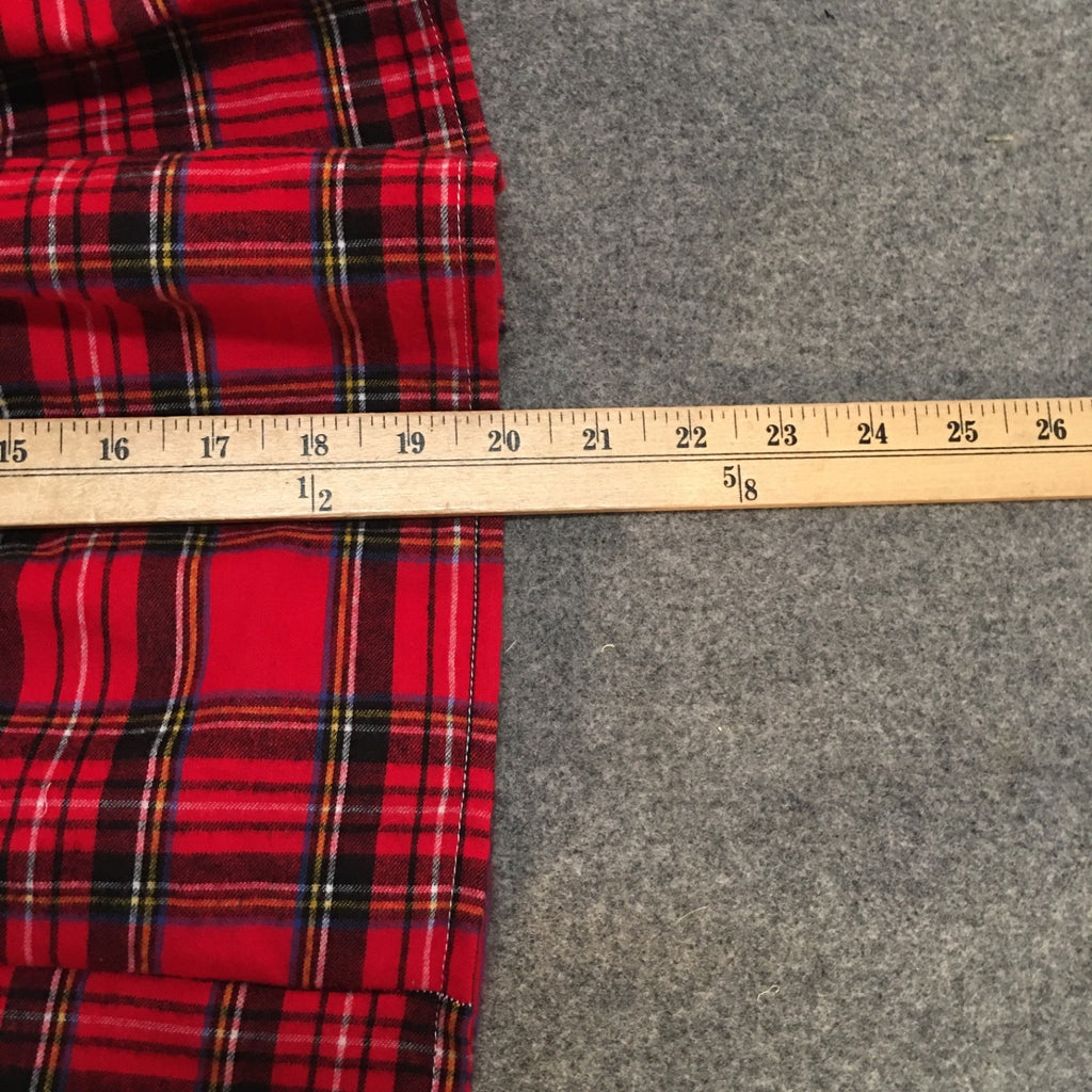 Midi Flannel Plaid Skirt (4)