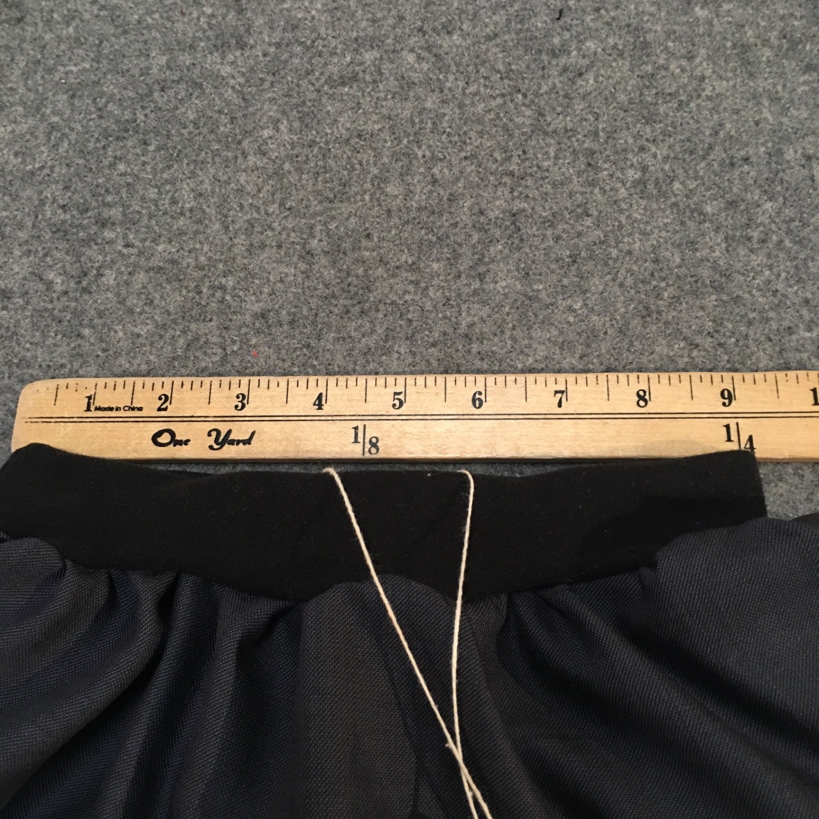 Midi Wool Gray Skirt (2-3)