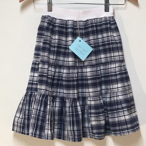 Maxi Cotton Plaid Skirt (2-3)