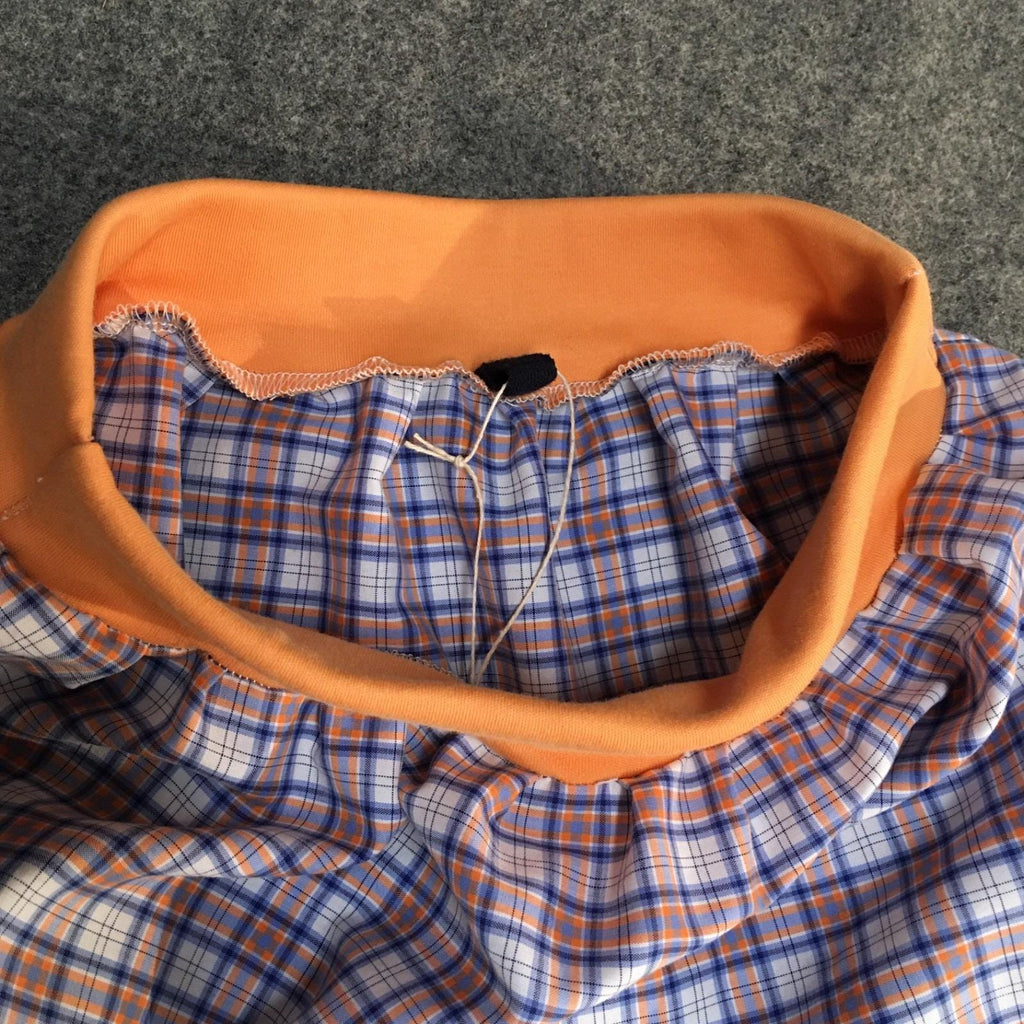 Maxi Cotton Plaid Skirt (2-3)