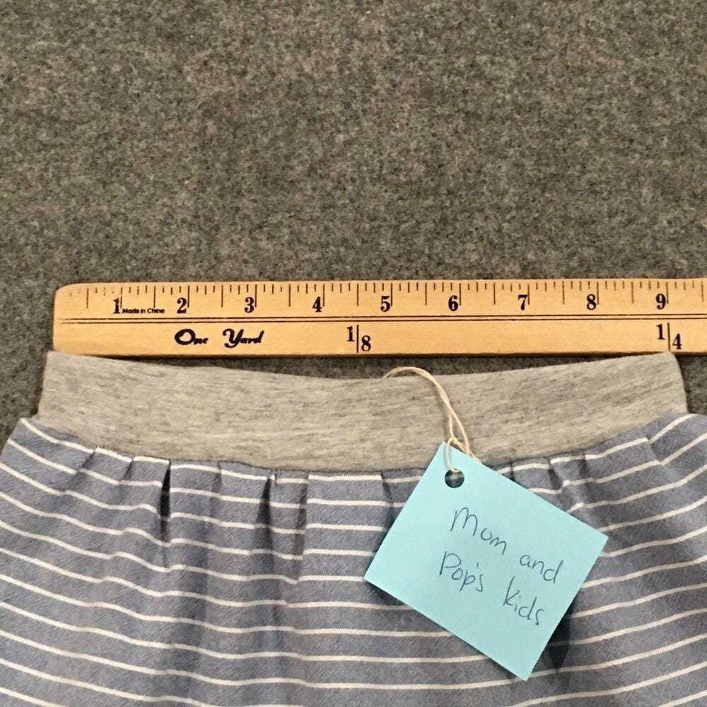 Midi Cotton Striped Skirt (4)