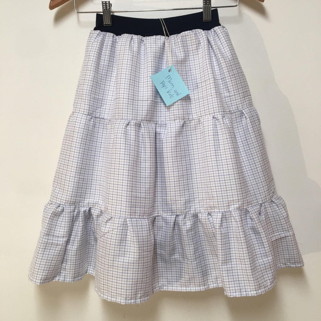 Maxi Cotton Checkered Skirt (6)