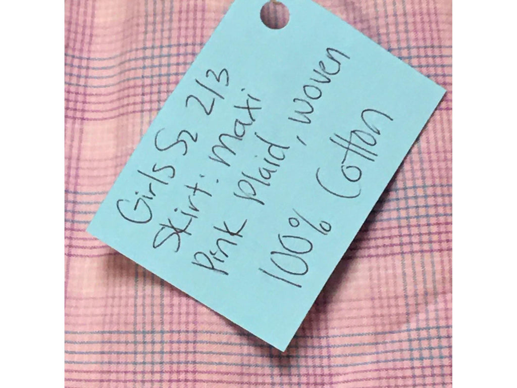 Maxi Cotton Plaid Skirt (2-3)