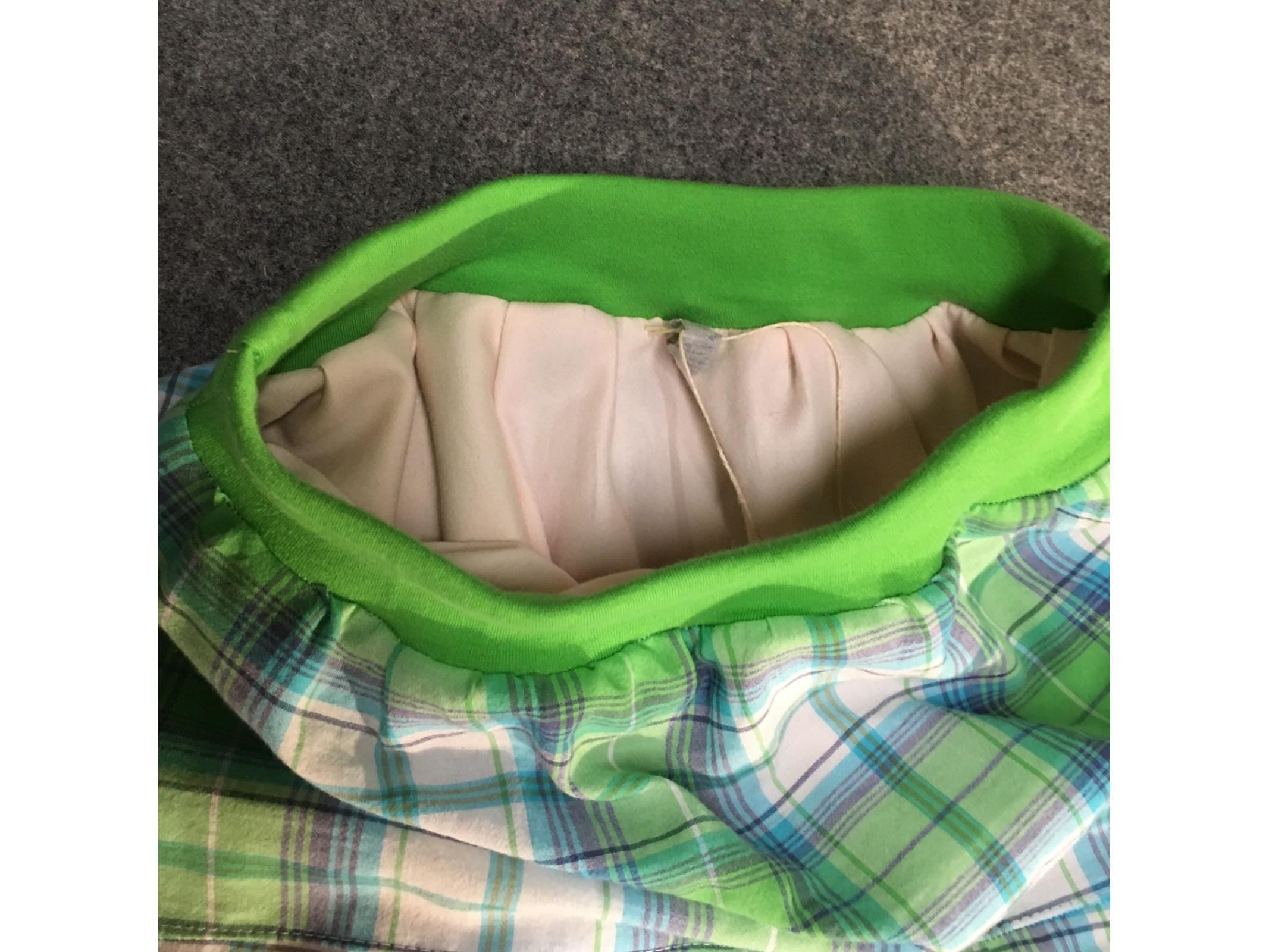 Maxi Cotton Plaid Skirt (4-5)