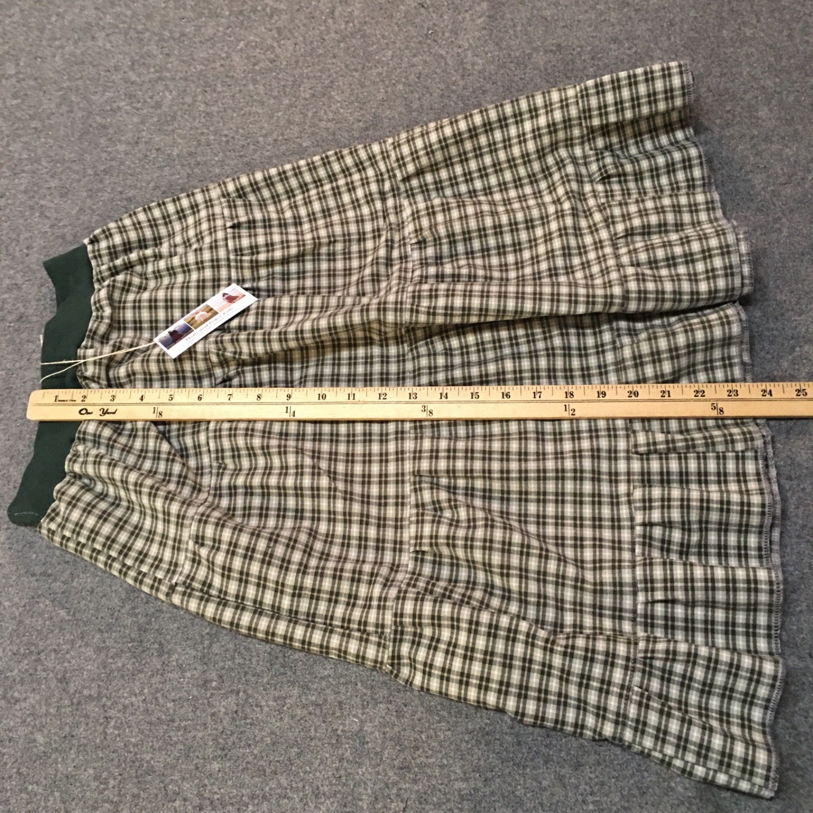 Maxi Cotton Plaid Skirt (6-7)