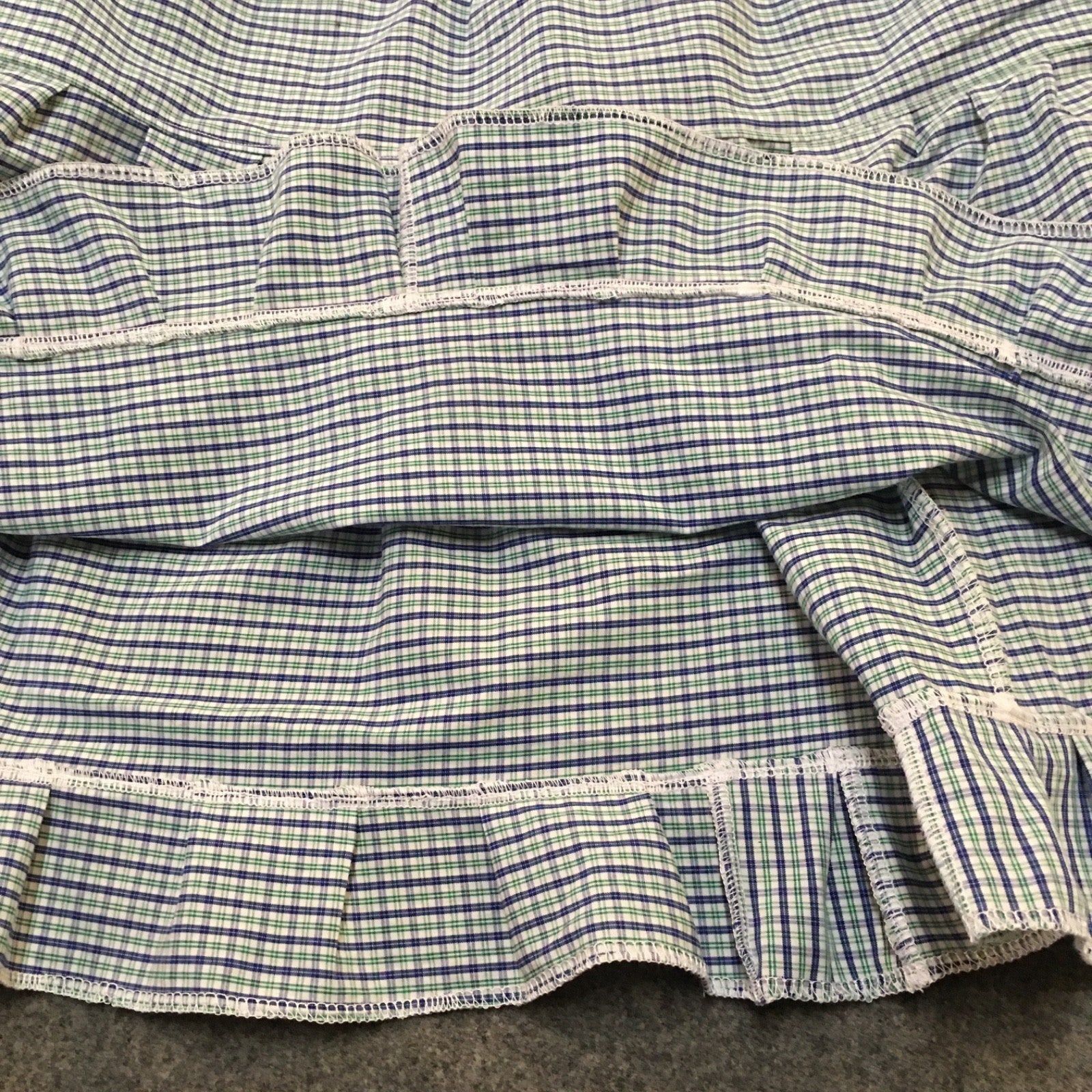 Midi Cotton Plaid Skirt (10-12)