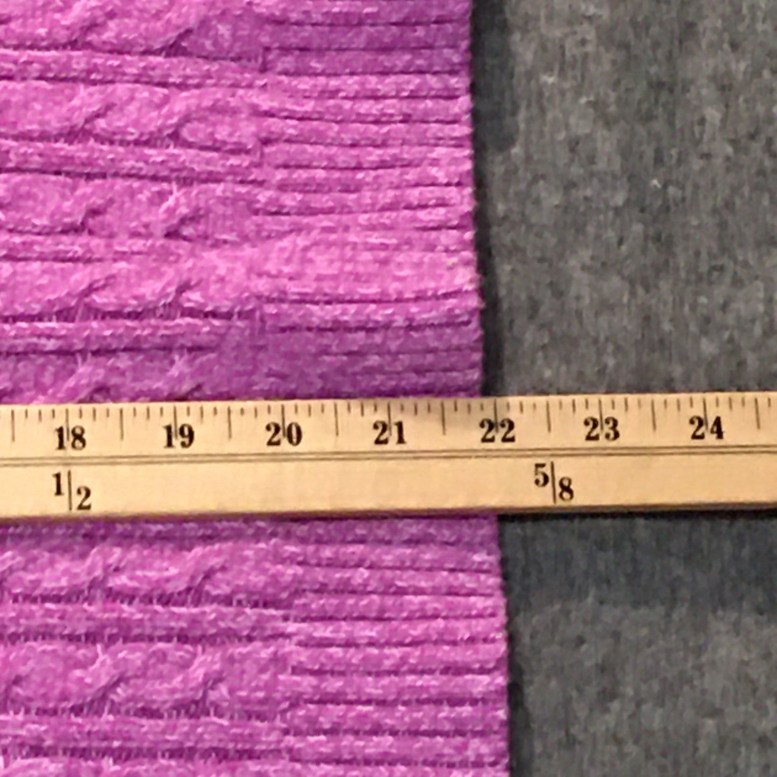 Midi Knit Purple Skirt (6)