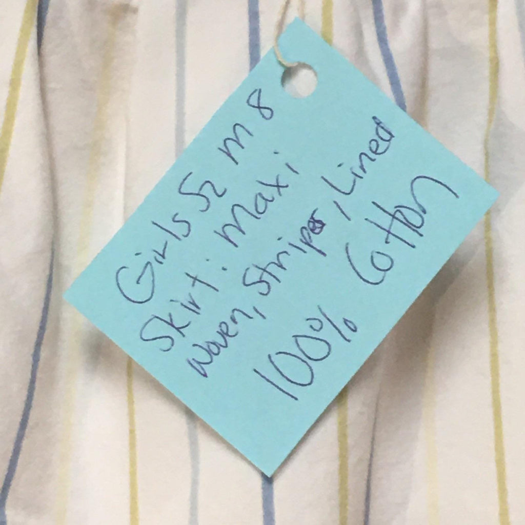 Maxi Cotton Striped Skirt (8)