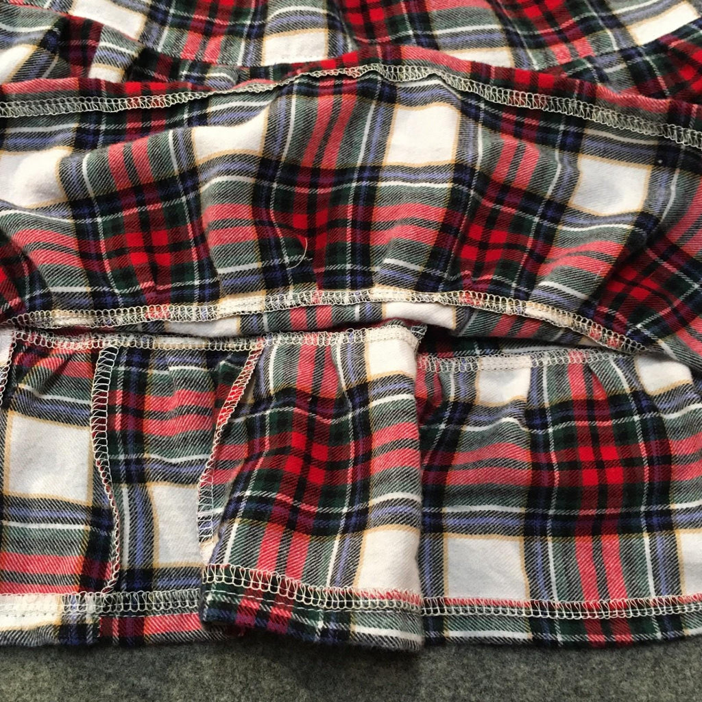 Midi Flannel Plaid Skirt (2-3)