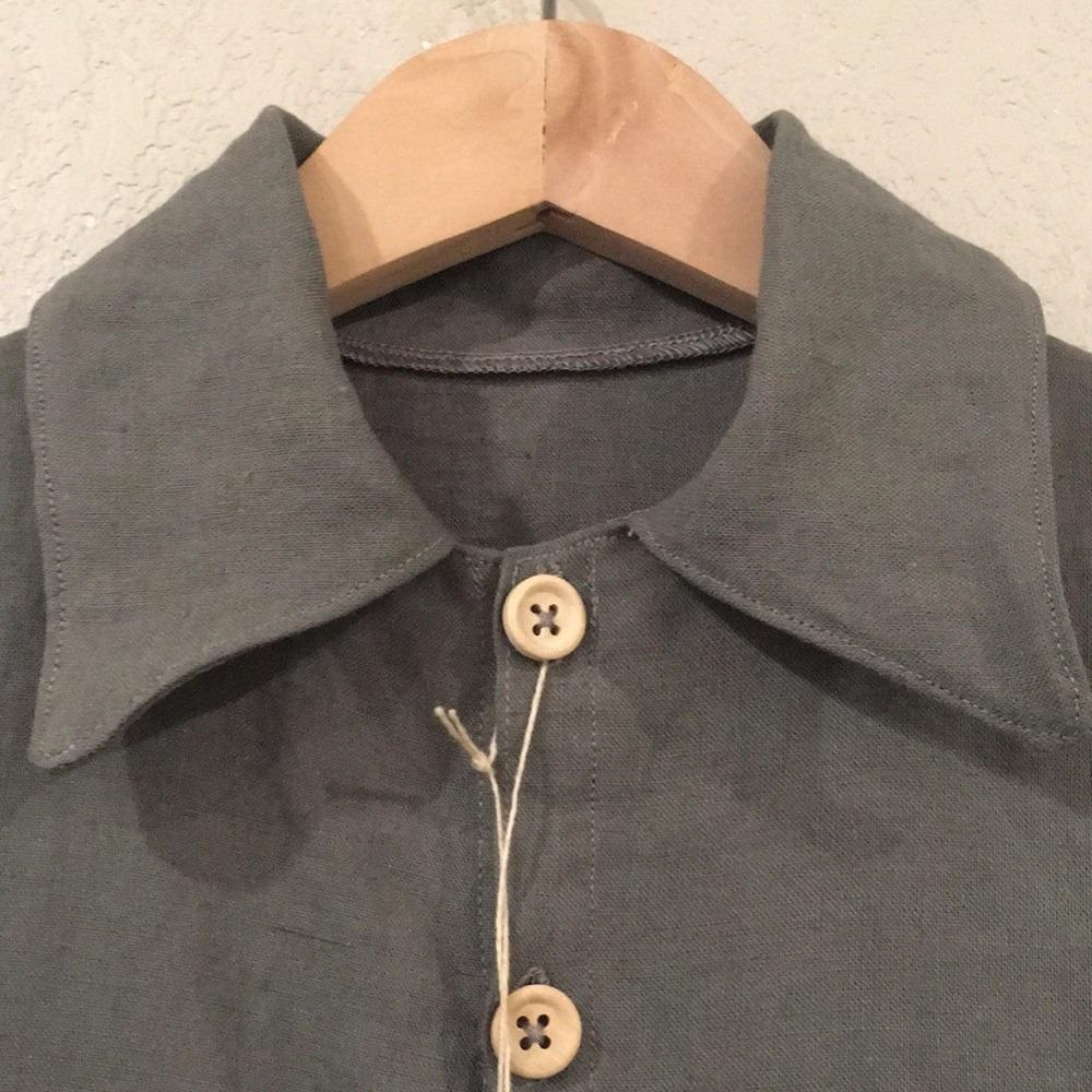 100% Linen Button Shirt Boys (4T)