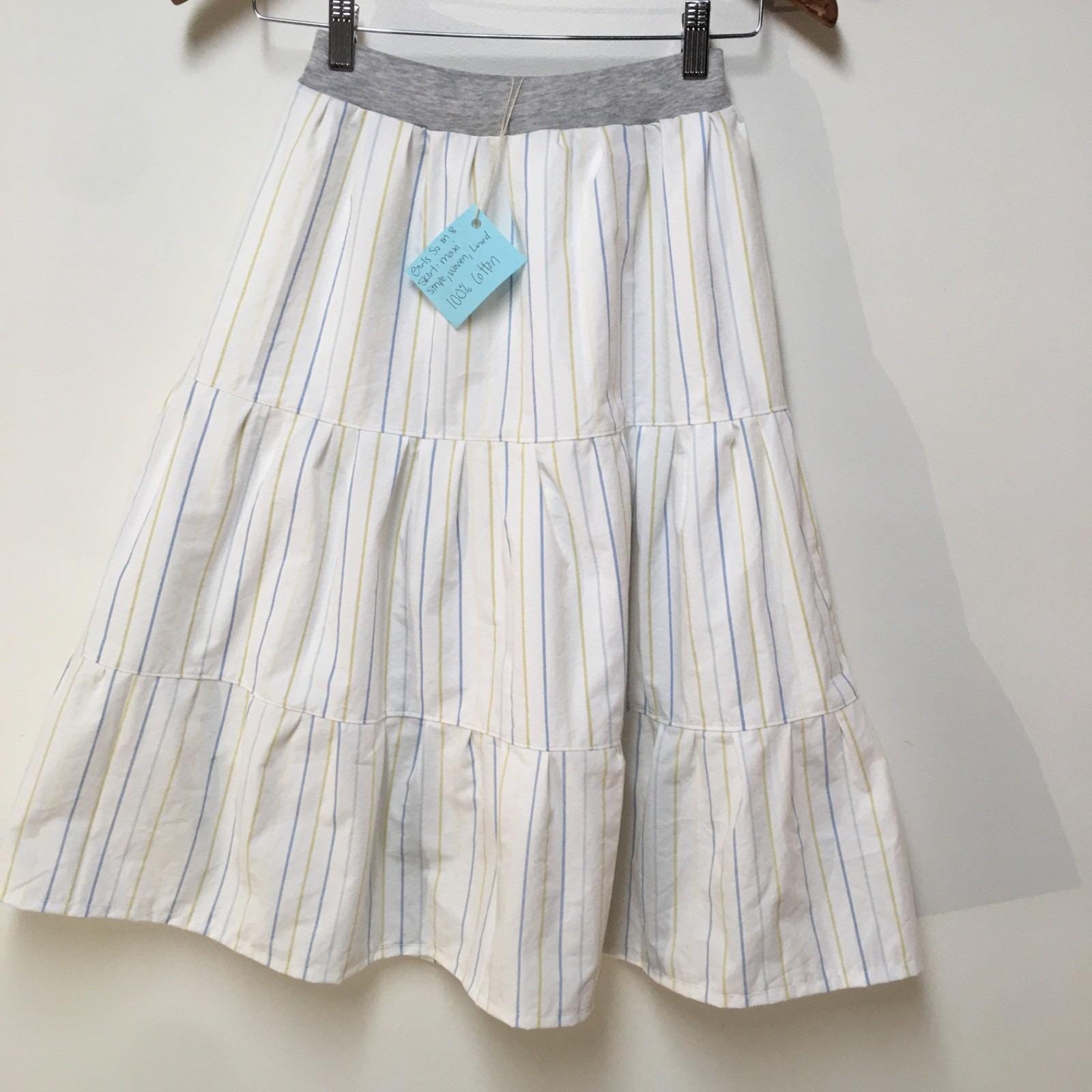 Maxi Cotton Striped Skirt (8)