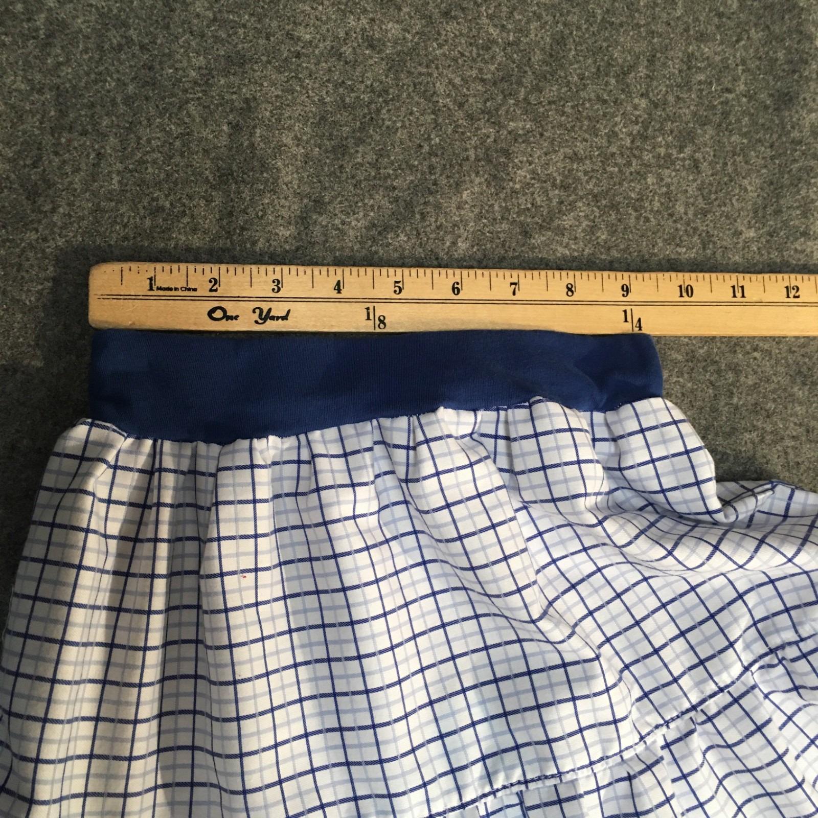 Midi Cotton Checkered Skirt (2-3)