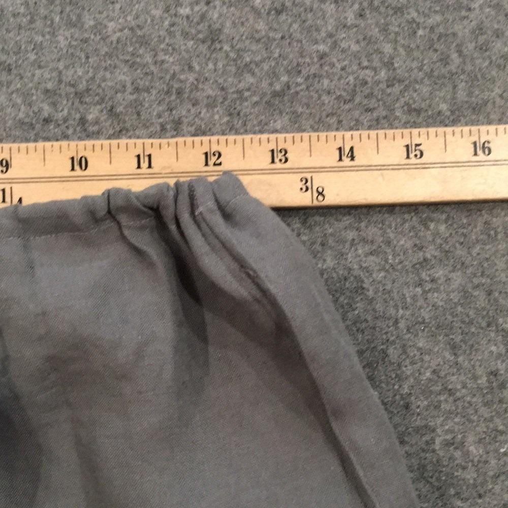 Maxi 100% Linen Gray Skirt (8-16)