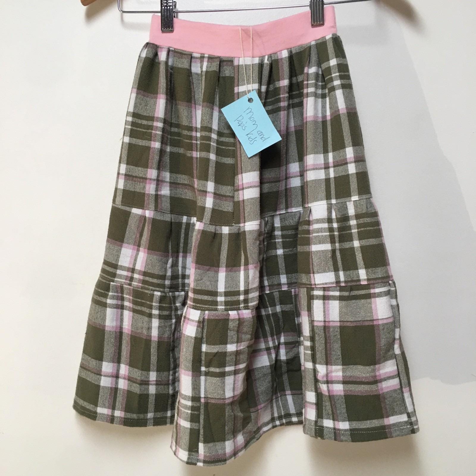 Maxi Flannel Green Skirt (4)