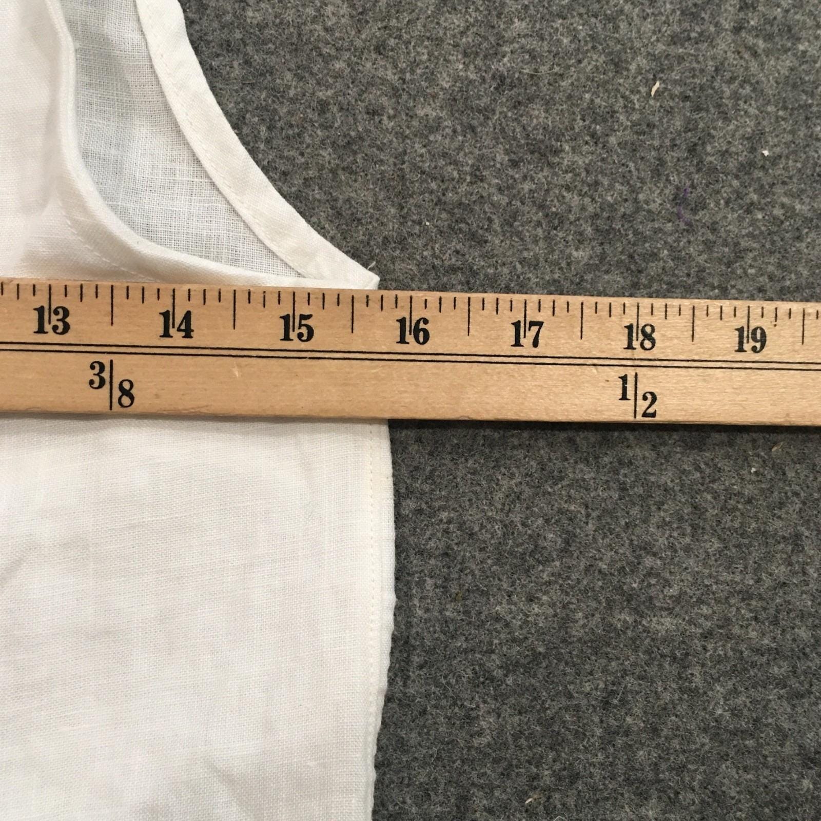 100% Linen Tank Top Girls (7-8)