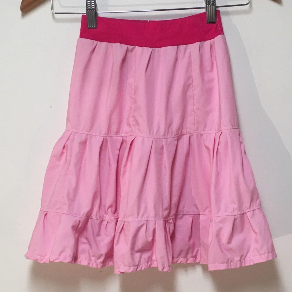 Midi Cotton Pink Skirt (2-3)