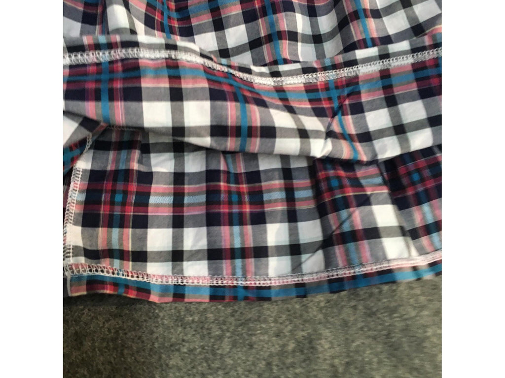 Maxi Cotton Plaid Skirt (2-3)
