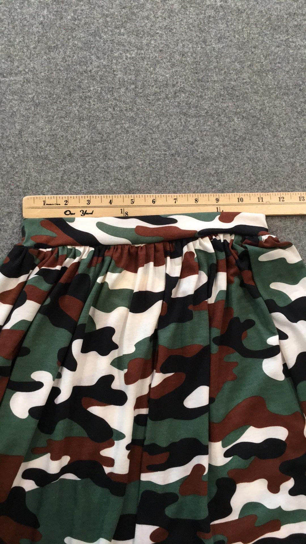 Maxi Knit Camouflage Skirt (10-12)