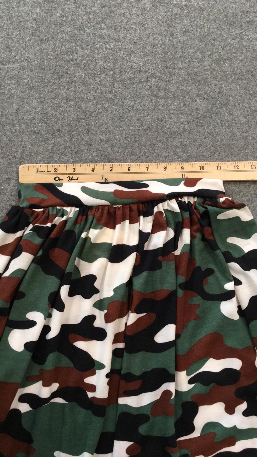 Maxi Knit Camouflage Skirt (10-12)