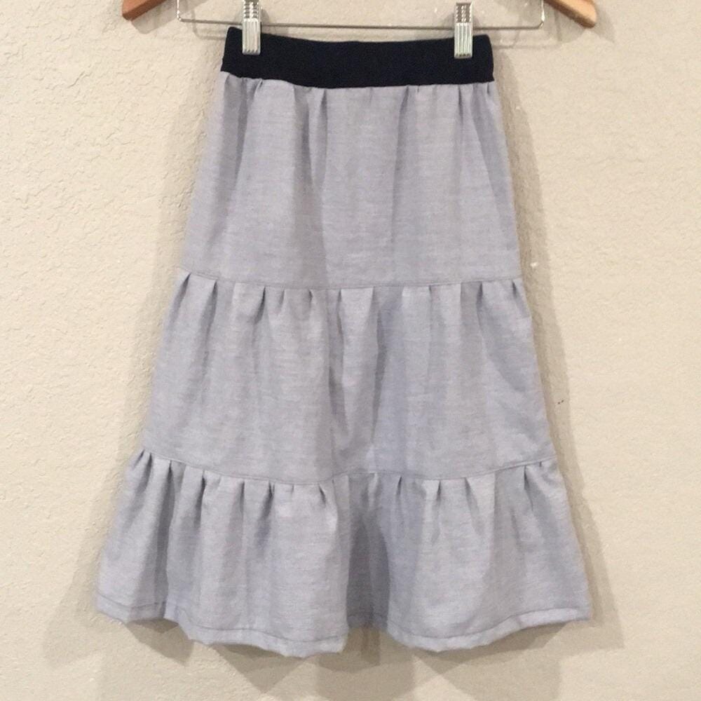Maxi Cotton Blue Skirt (6)