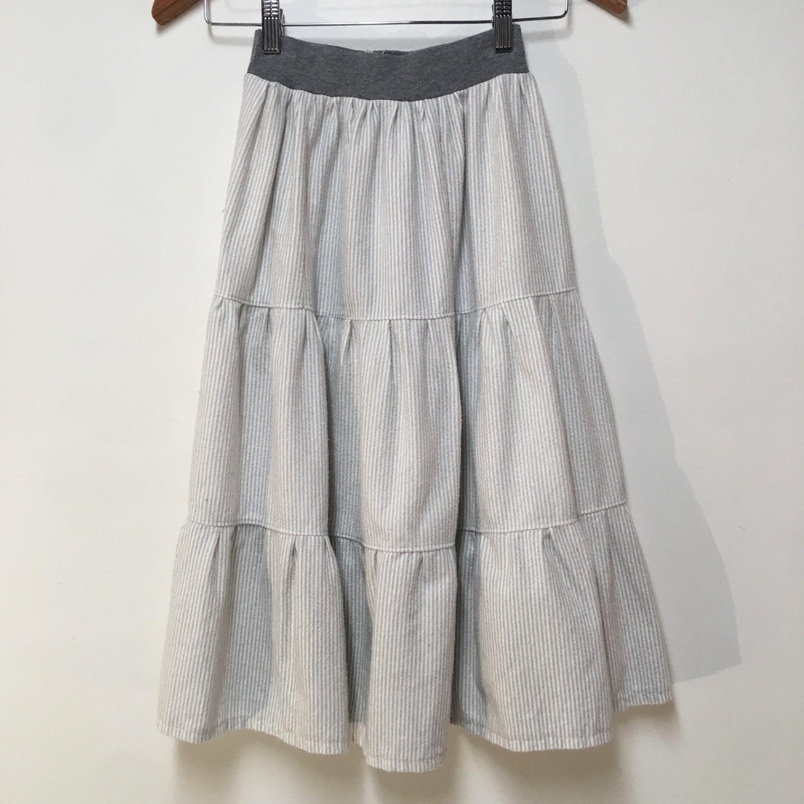 Maxi Flannel Striped Skirt (6-7)
