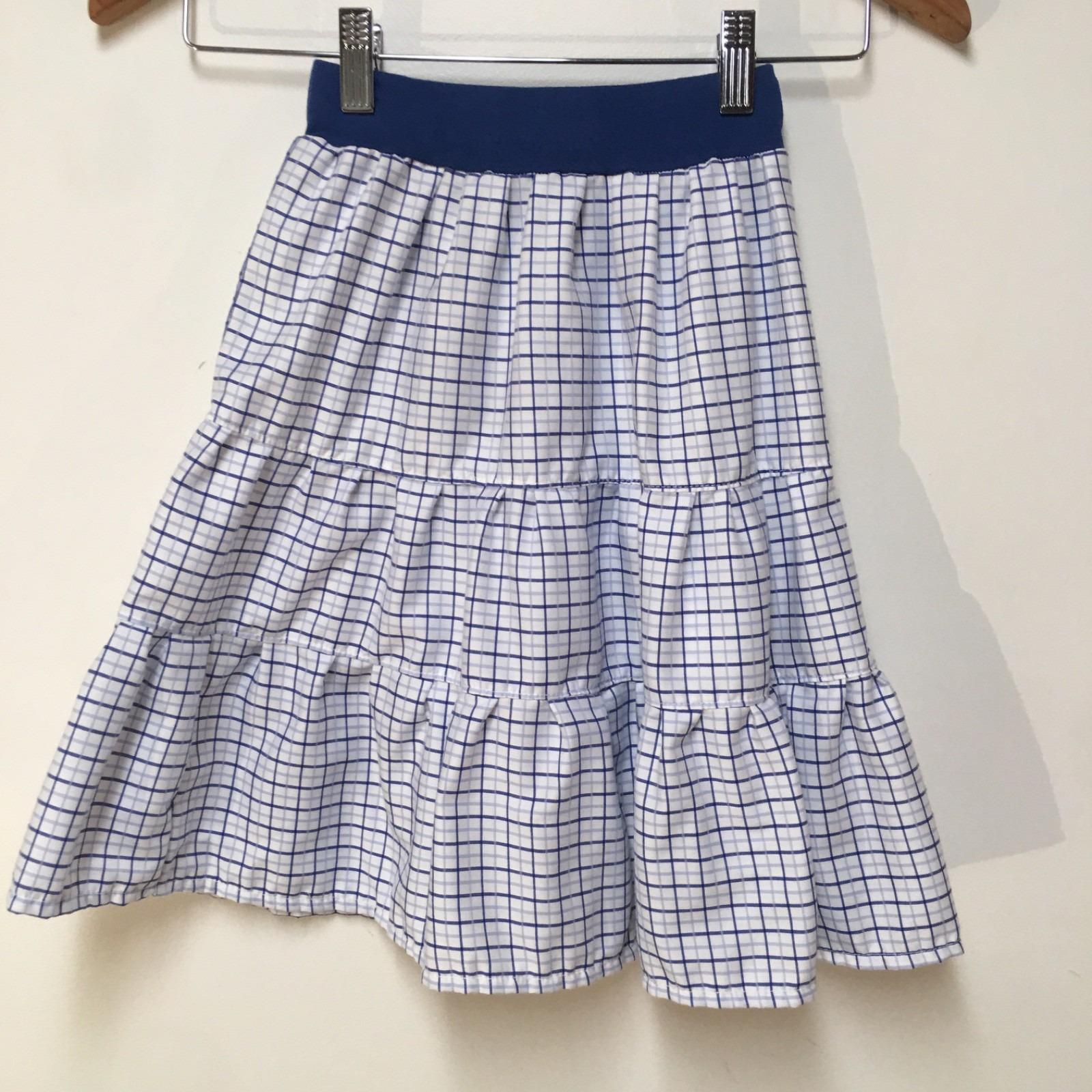 Midi Cotton Checkered Skirt (2-3)