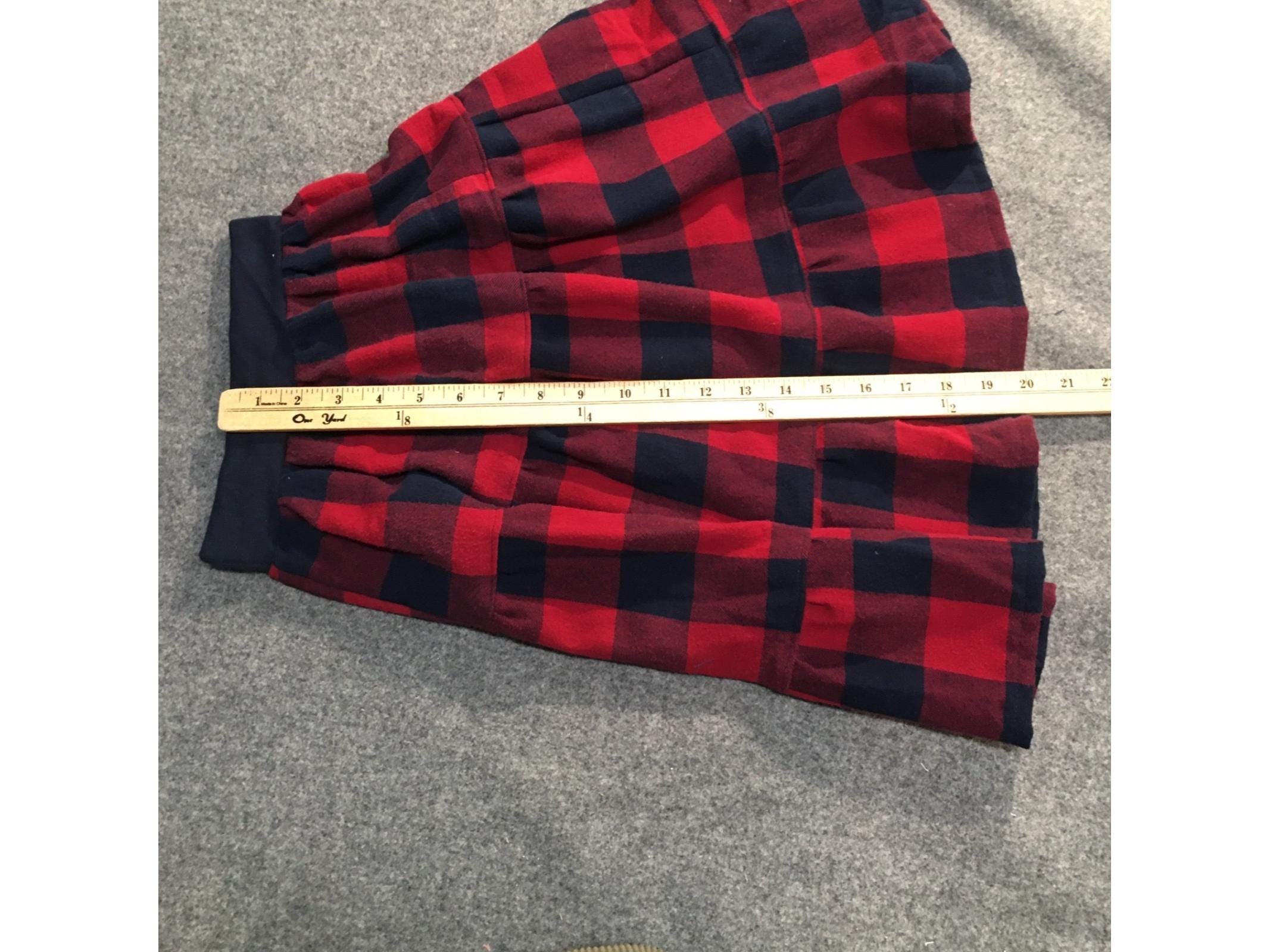 Maxi Flannel Checkered Skirt (2-3)