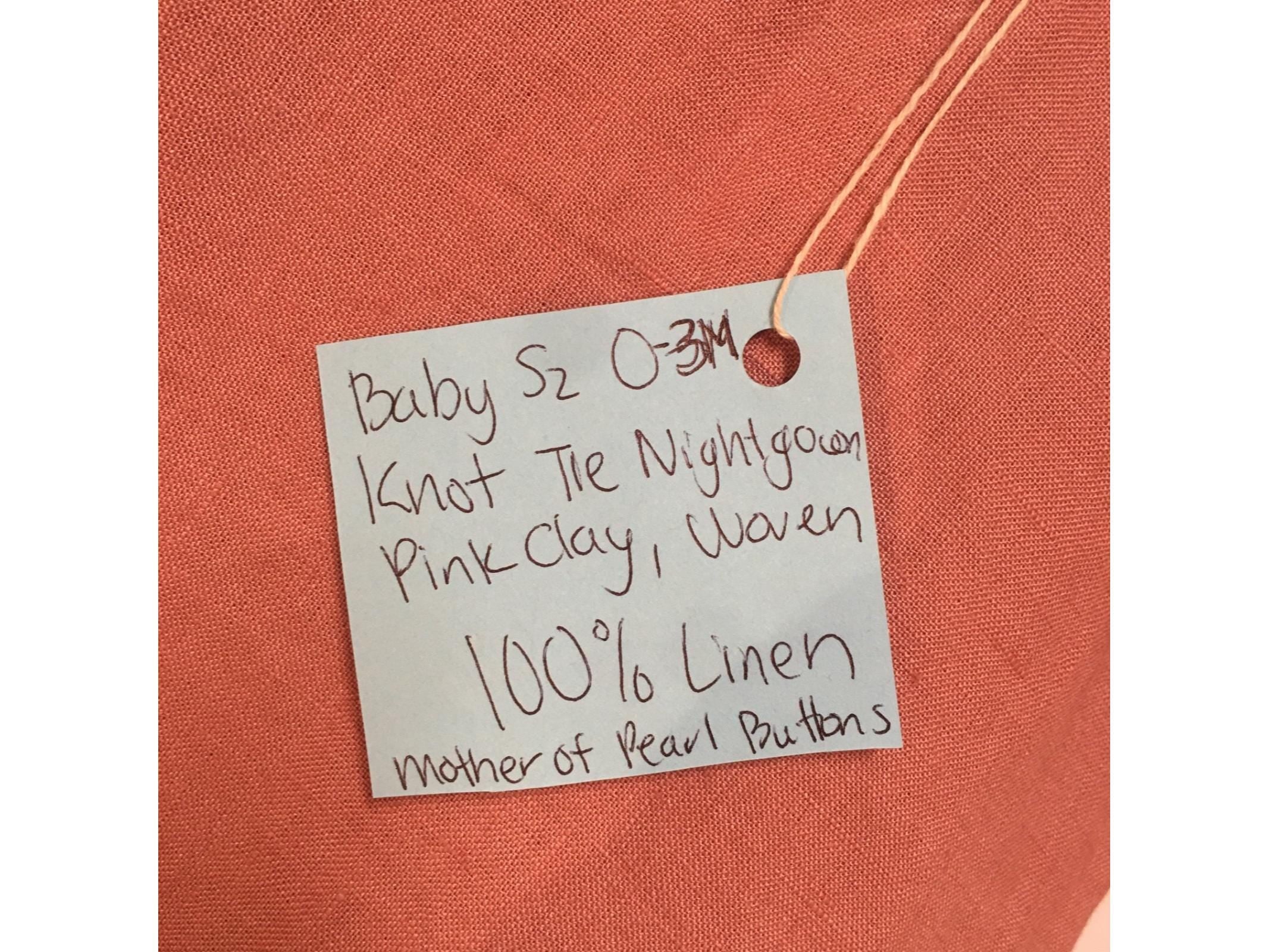 100% Linen Nightgown Baby (0-3M)