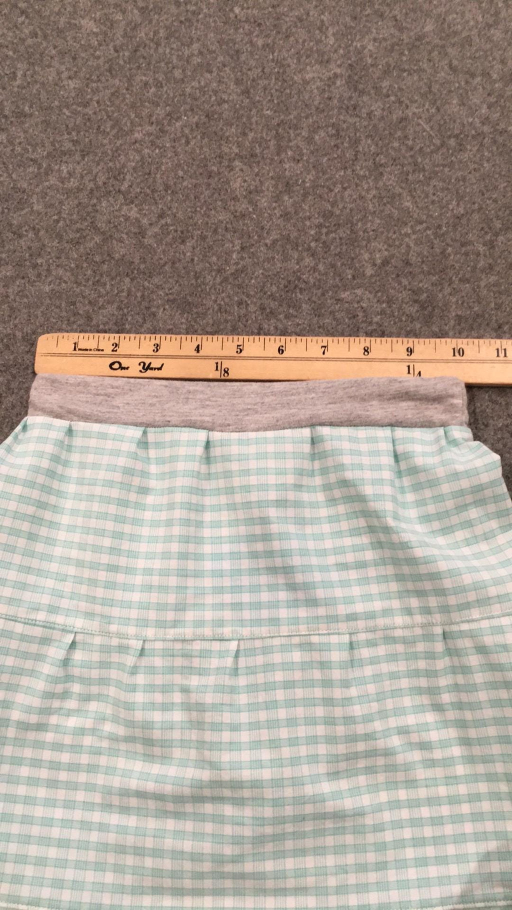 Midi Cotton Checkered Skirt (6)