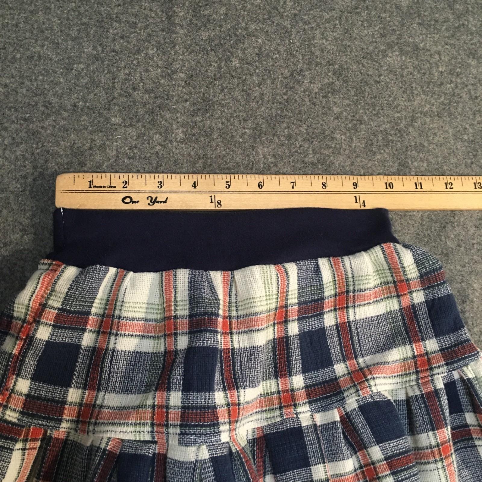 Maxi Cotton Plaid Skirt (2-3)
