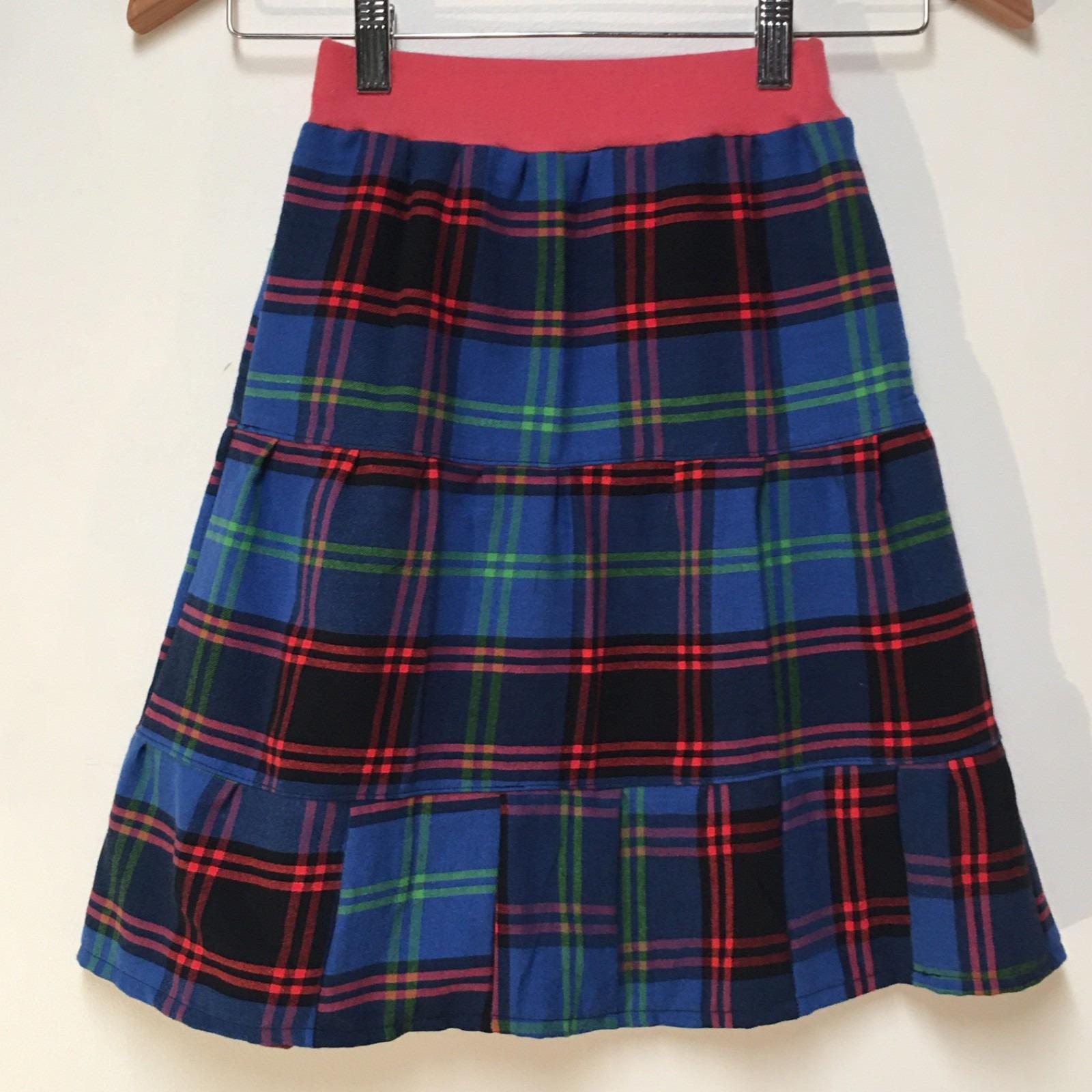 Maxi Flannel Plaid Skirt (2-3)