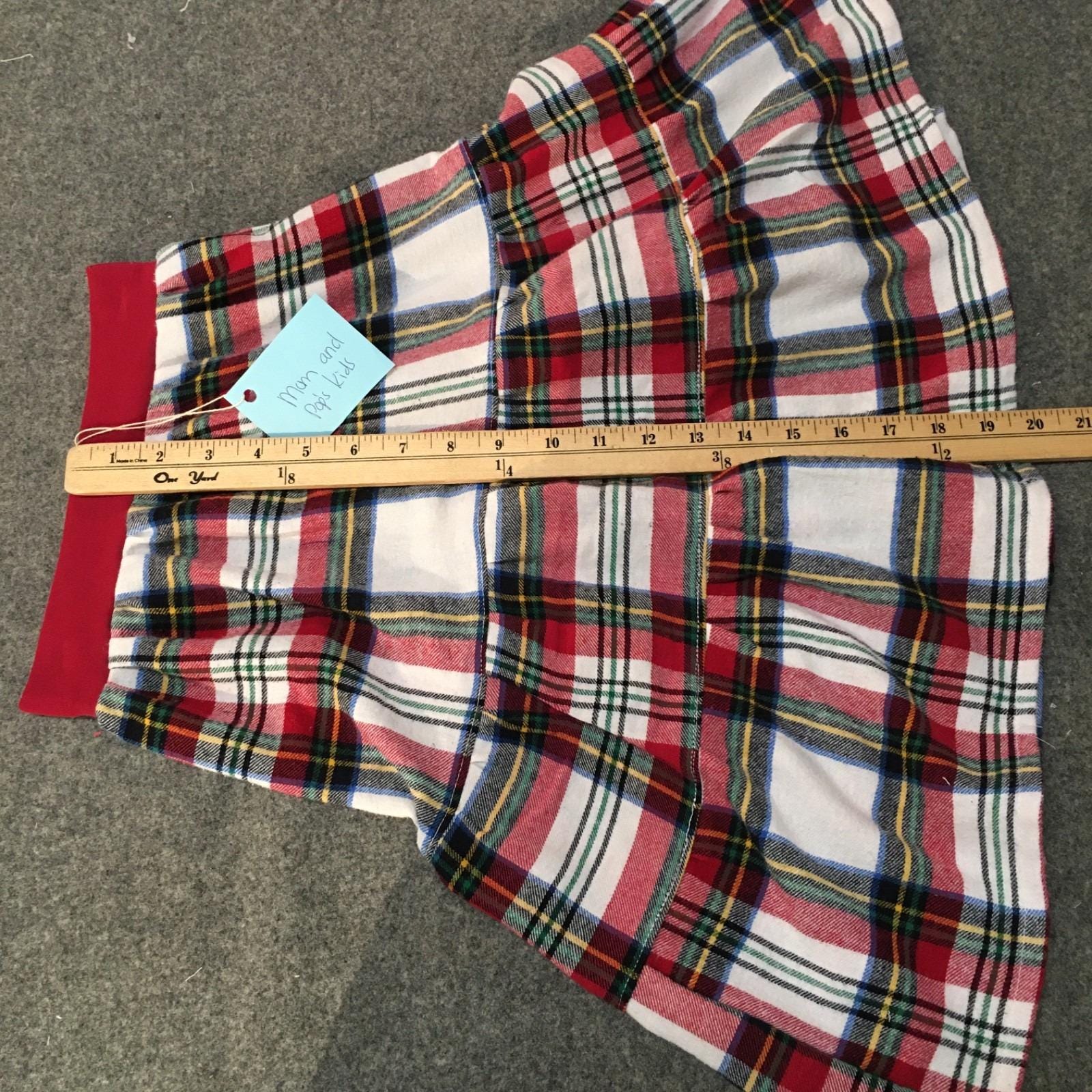 Maxi Flannel Plaid Skirt (2-3)