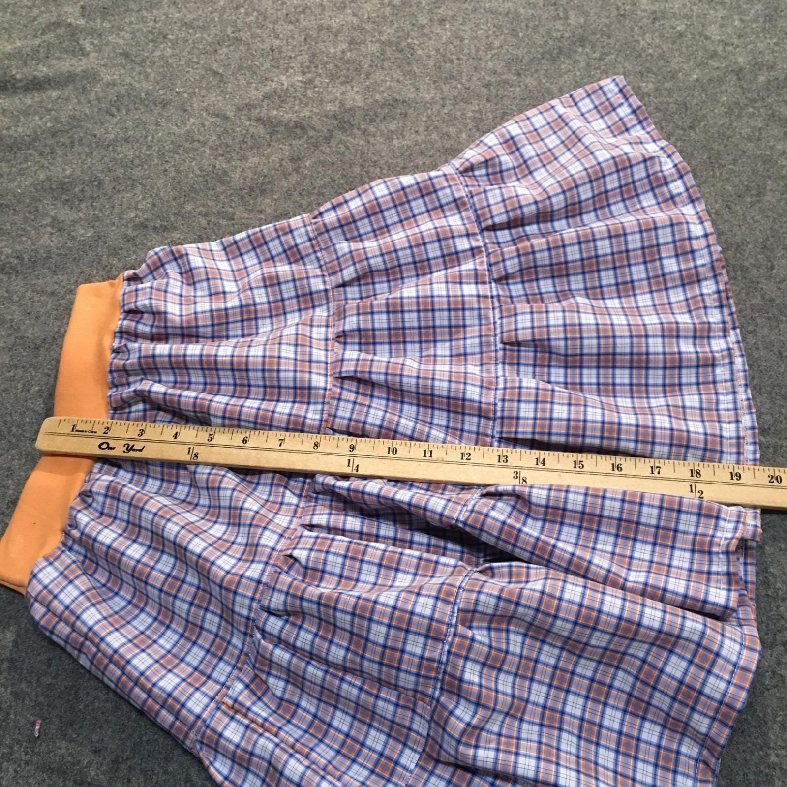 Maxi Cotton Plaid Skirt (2-3)