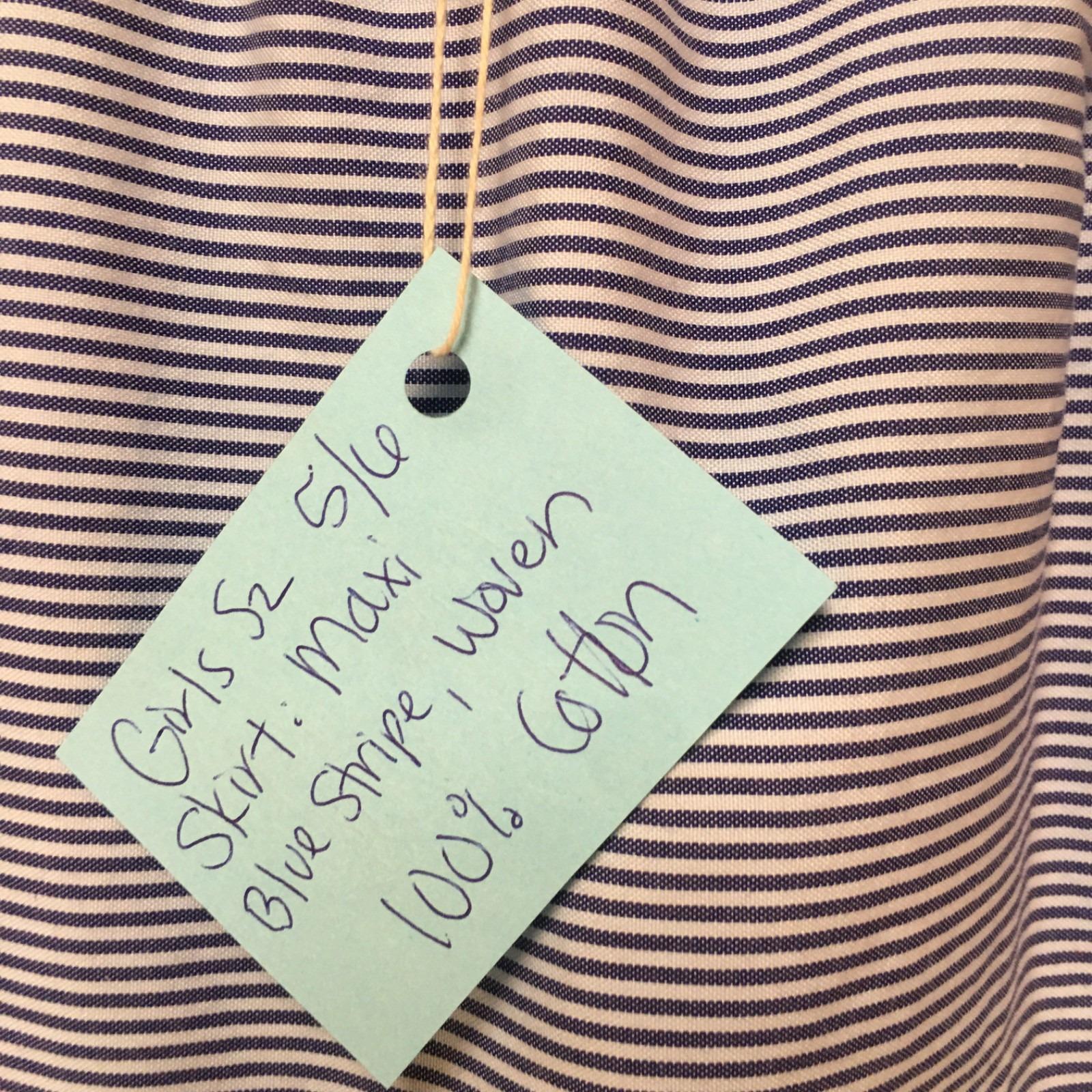 Maxi Cotton Striped Skirt (5-6)