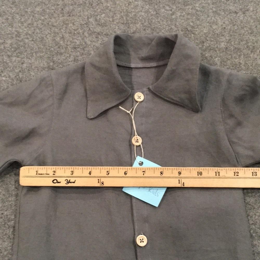 100% Linen Button Shirt Boys (4T)