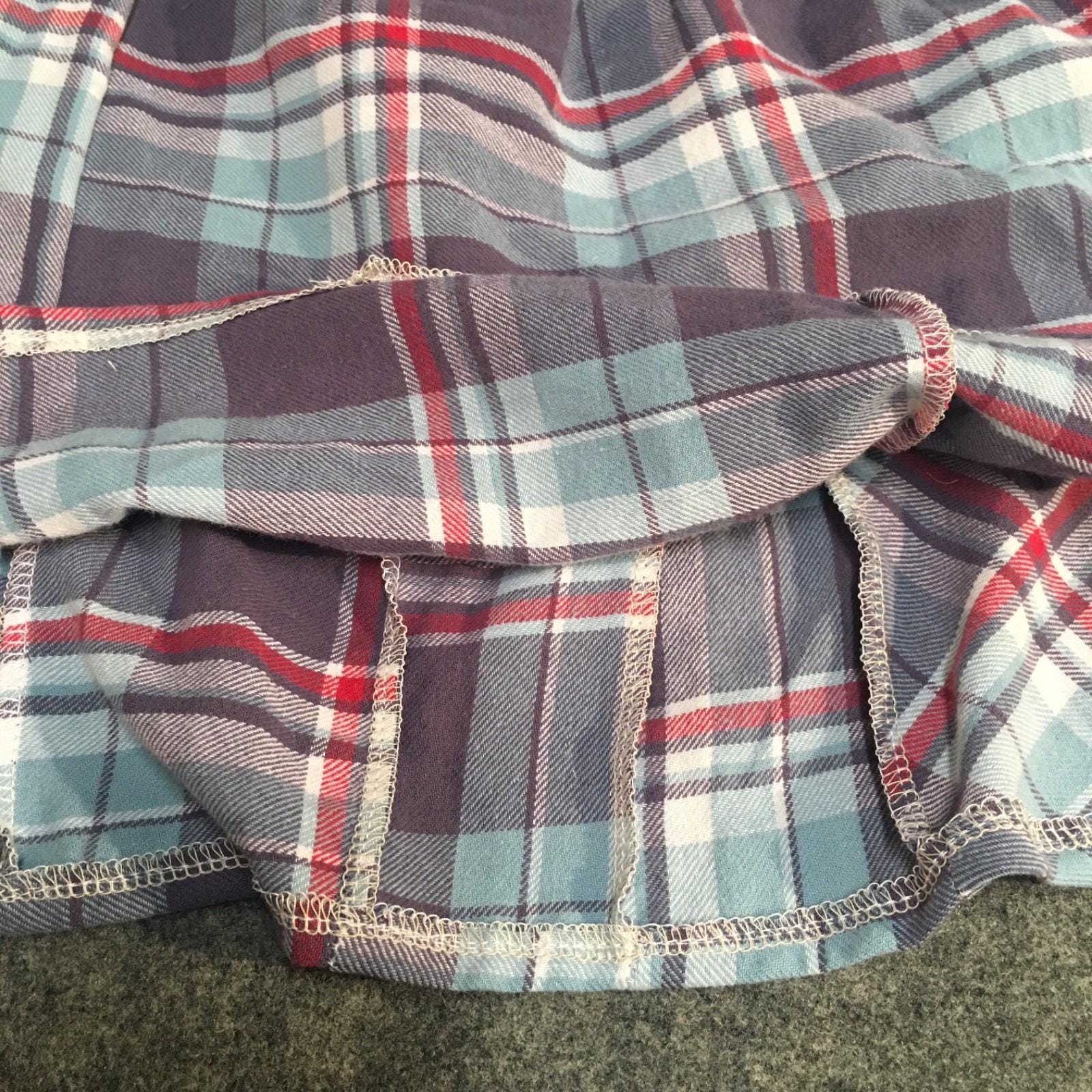 Midi Flannel Plaid Skirt (2-3)