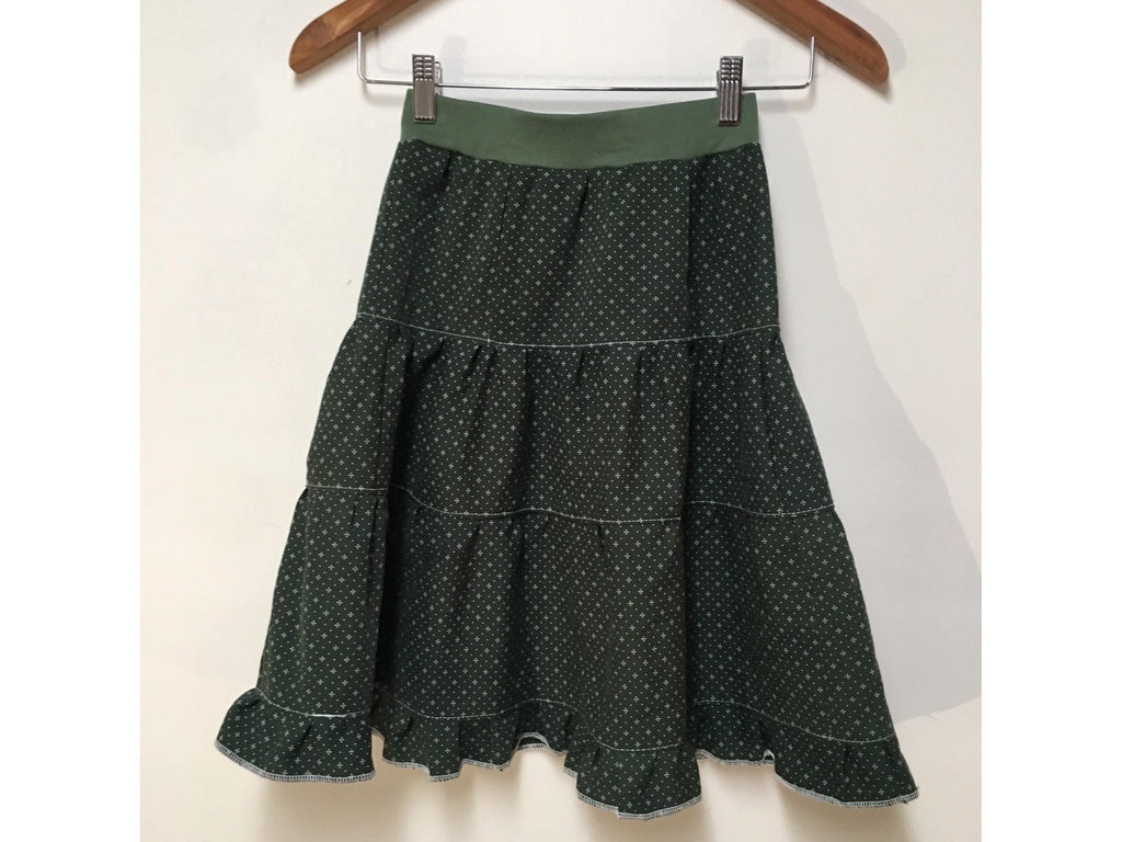 Maxi Cotton Geometric Skirt (3-4)